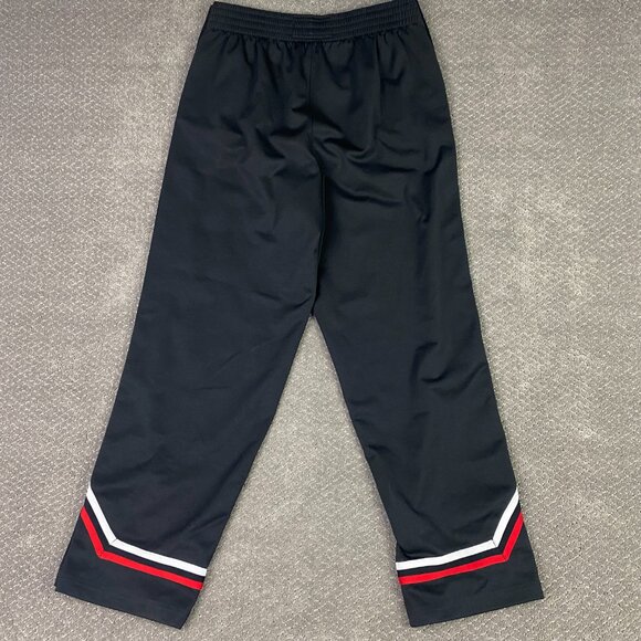 Vintage Nike Chicago Bulls Tear Away Basketball Pants Men's Large Black NBA - Picture 6 of 12